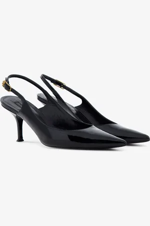 Roberto Cavalli Zapatos de Tacón Slingback de Cuero