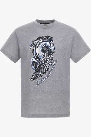 Roberto Cavalli T-shirt with Horse logo and print