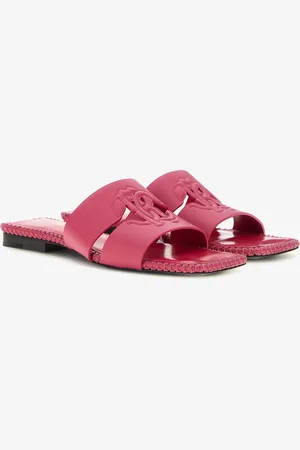 Roberto Cavalli Flat sandals with RC logo