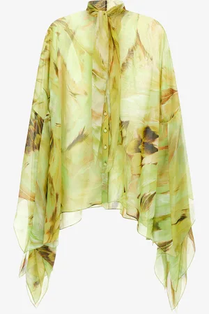 Roberto Cavalli Plumage print shirt
