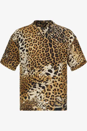 Roberto Cavalli T-shirt with Jaguar Skin print
