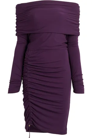 Roberto Cavalli Cowl top gathered dress