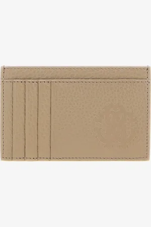 Roberto Cavalli Tarjetero de cuero