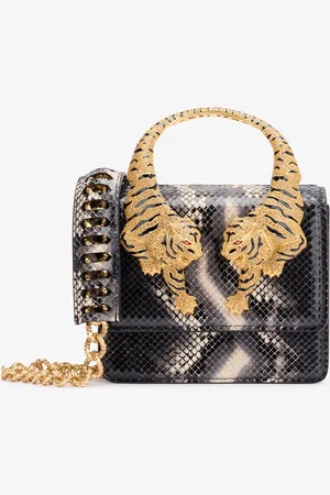 Roberto Cavalli Bolso Roar con estampado pitón