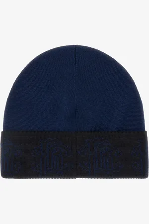 Roberto Cavalli Gorro Beanie de Lana con Banda Logo