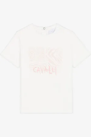 Roberto Cavalli Camiseta con estampado Animalier Patchwork