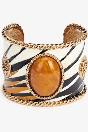 Roberto Cavalli Enameled Metal Bracelet