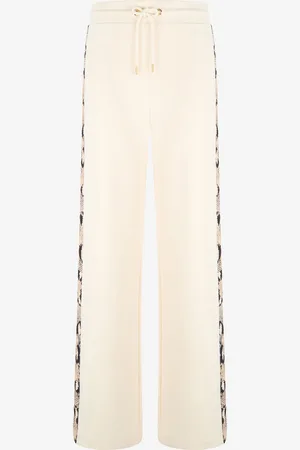 Roberto Cavalli Trousers with snake bands