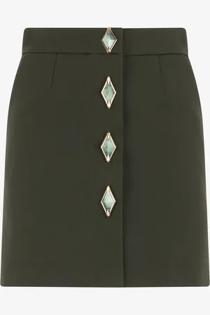 Roberto Cavalli Minifalda Con Botones Joya
