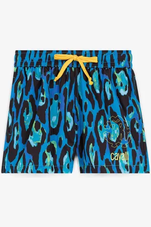 Roberto Cavalli Bañador con estampado Leopard