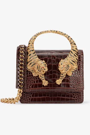 Roberto Cavalli Bolso Roar grande con tigres joya