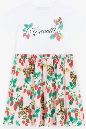 Roberto Cavalli Vestido camisero estampado