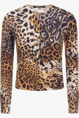 Roberto Cavalli Cárdigan con estampado Malachite