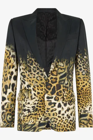 Roberto Cavalli Blazer con estampado Jaguar Skin