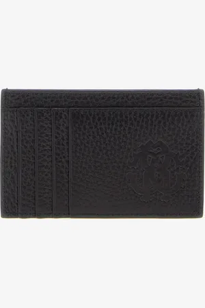 Roberto Cavalli Tarjetero de cuero