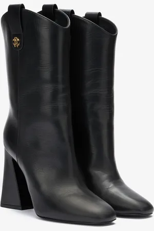 Roberto Cavalli Botines Con Monograma Mirror Snake