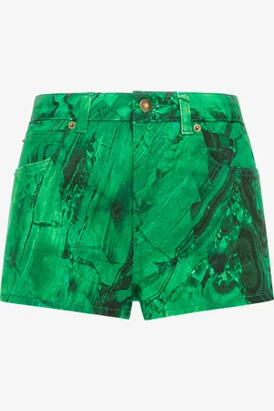 Roberto Cavalli Malachite Print Shorts
