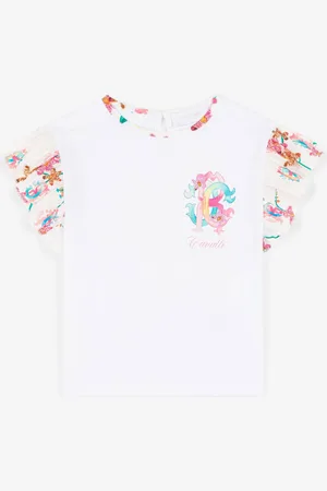 Roberto Cavalli Camiseta con estampado floral