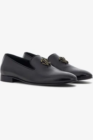 Roberto Cavalli Mocasines de cuero con hebilla