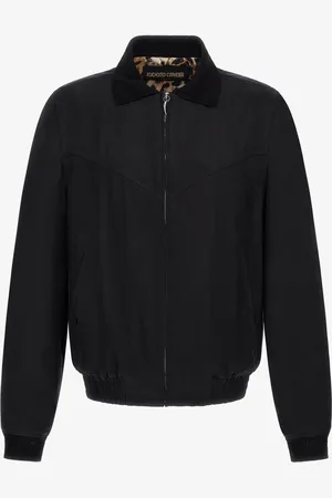 Roberto Cavalli Chaqueta Bomber Negra
