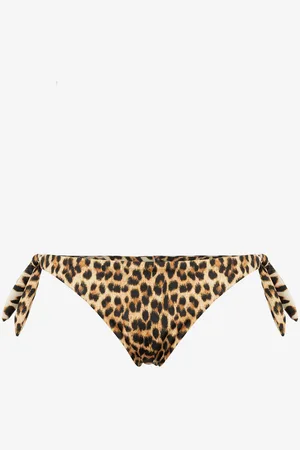 Roberto Cavalli Braga de bikini con estampado Jaguar