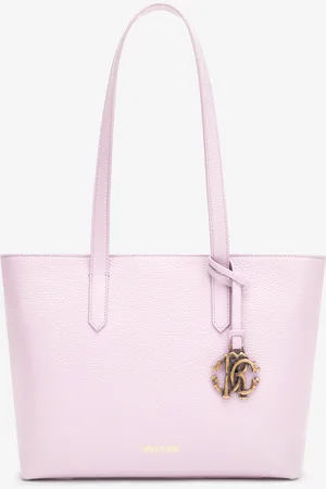 Roberto Cavalli Bolso shopper de piel con dije RC