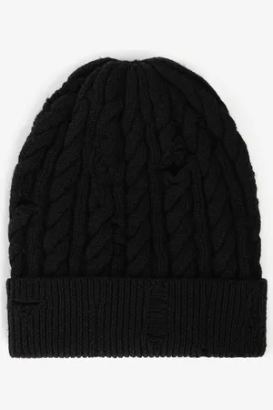 Roberto Cavalli Gorro de lana con punto de ochos