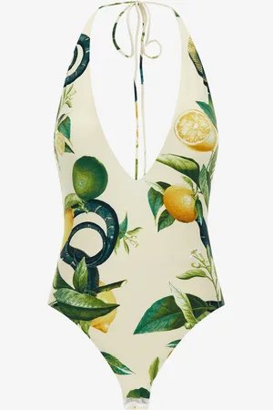 Roberto Cavalli Lemon print bodysuit