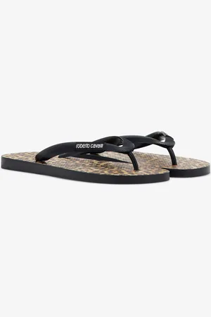 Roberto Cavalli Chanclas Leopard
