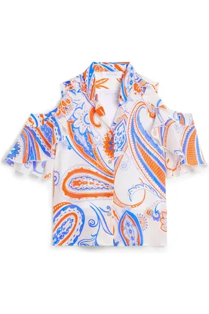 Roberto Cavalli Lizard Bandana print top