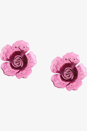 Roberto Cavalli Mirror Snake Earrings