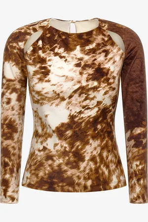 Roberto Cavalli Top con estampado de Appaloosa