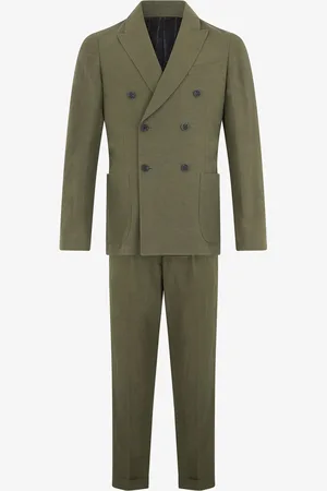 Roberto Cavalli Traje Cruzado Verde