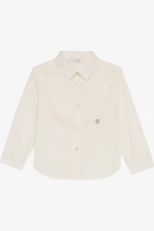 Roberto Cavalli Camisa Con Plastrón Y Monograma RC