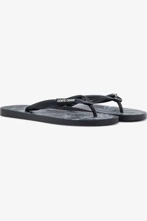Roberto Cavalli Chanclas con logo