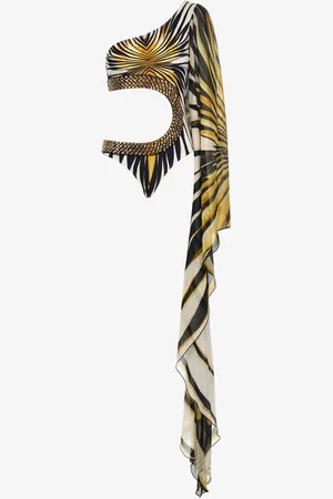 Roberto Cavalli Bañador con estampado Ray of Gold