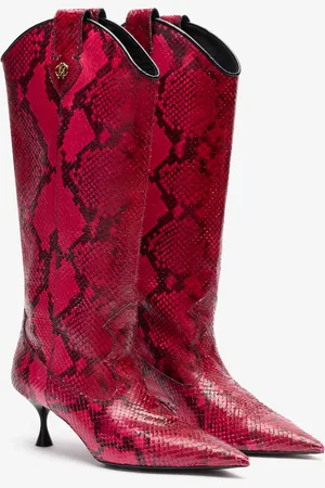 Roberto Cavalli Botas con estampado pitón