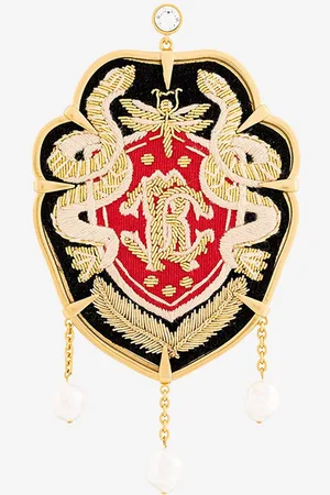 Roberto Cavalli RC Monogram Crest Earring