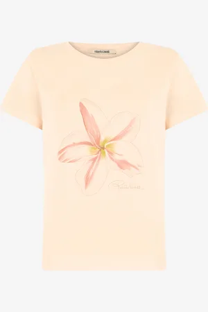 Roberto Cavalli Camiseta Con Estampado De Flor
