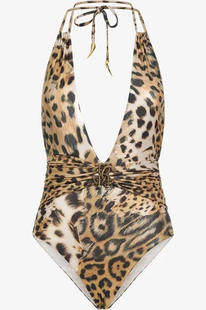 Roberto Cavalli One-piece swimsuit with Jaguar Skin print