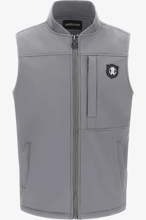 Roberto Cavalli Padded vest with logo