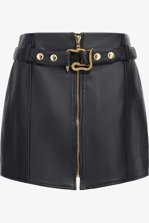 Roberto Cavalli Just Cavalli leather skirt