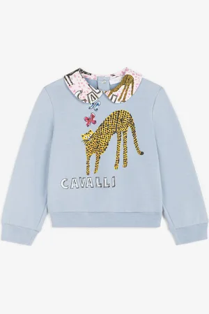Roberto Cavalli Sudadera con logotipo y estampado Wildlife