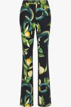 Roberto Cavalli Tailored Lemon print trousers