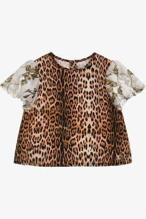 Roberto Cavalli Jaguar Skin printed t-shirt