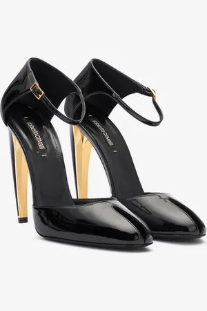 Roberto Cavalli Zapato De Salón De Charol Con Tacón Fang