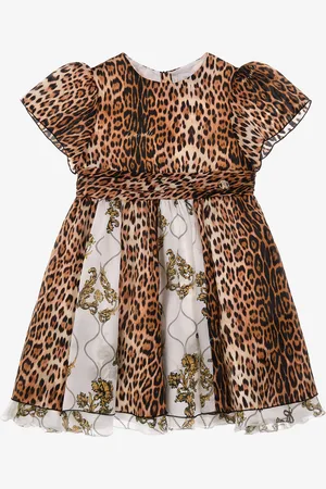 Roberto Cavalli Jaguar Skin print dress