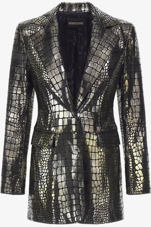Roberto Cavalli Blazer efecto cocodrilo
