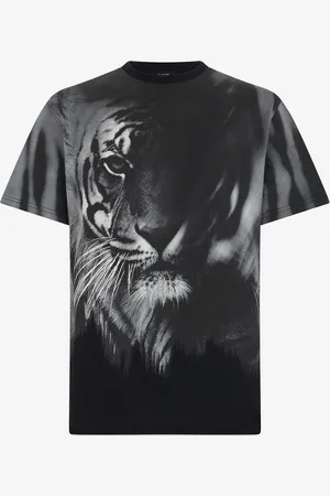 Roberto Cavalli Camiseta Con Estampado De Tigre