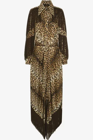 Roberto Cavalli Fringe long dress
